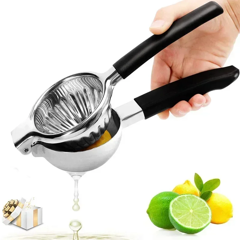 

Stainless Steel Lemon Fruits Squeezer Multifunction Orange Juicer Manual Juice Squeezer Hand Pressure Juicer Kitchen Fruit Tools