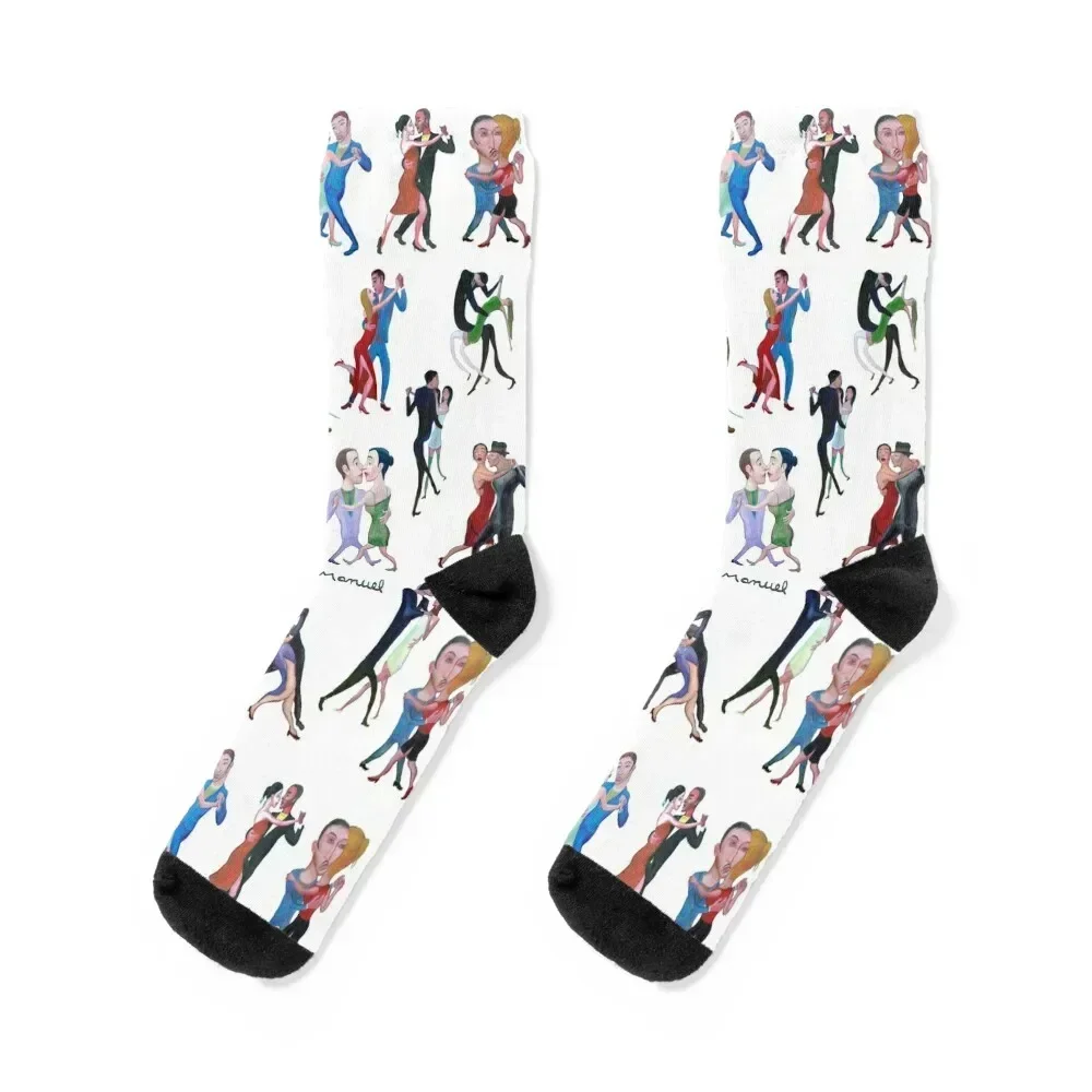 

Tango dancers Socks aesthetic halloween sheer hockey Socks Men Women's