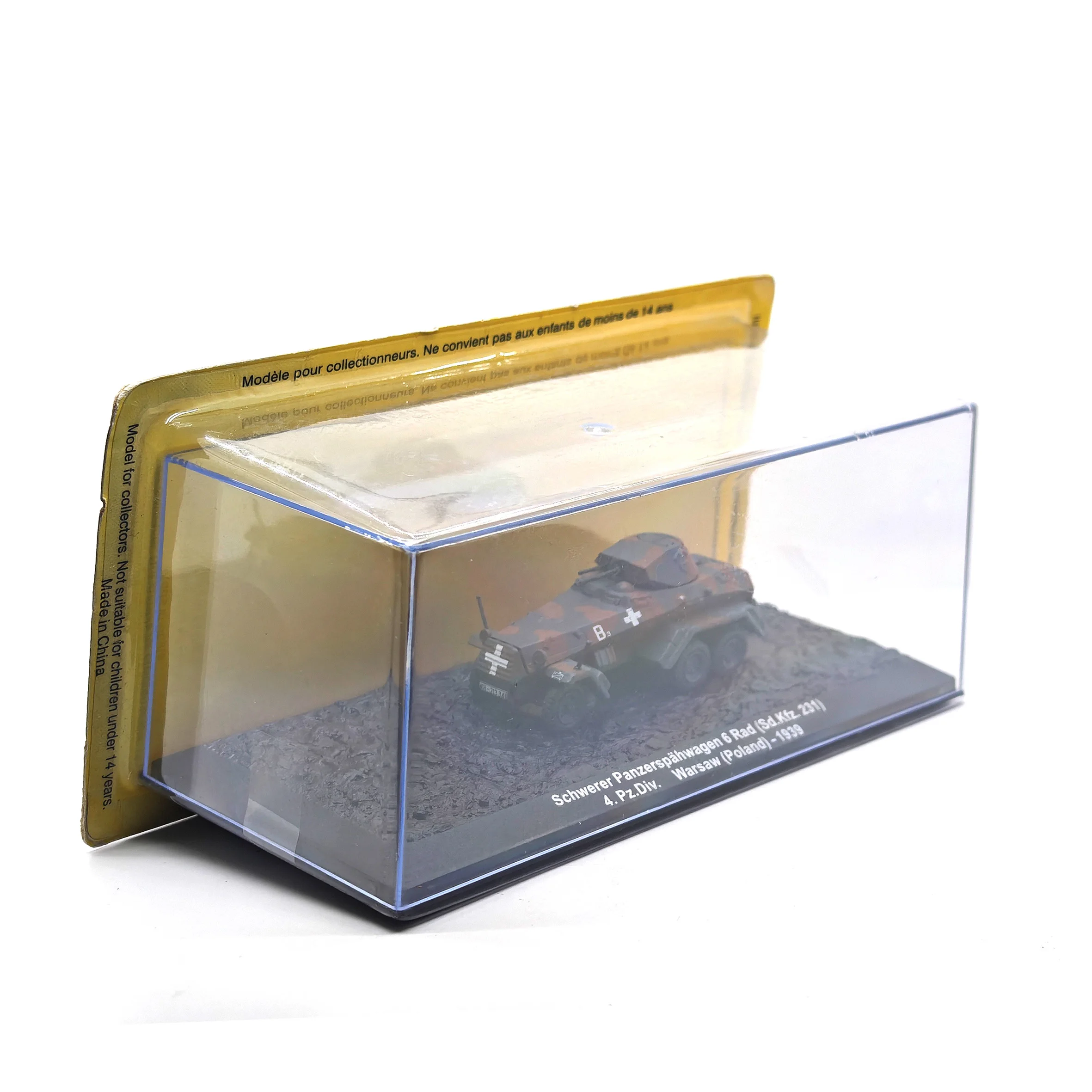 

Spot 1: 72 German Sd.Kfz.231 armored vehicle model (1939) static finished model (out of print)