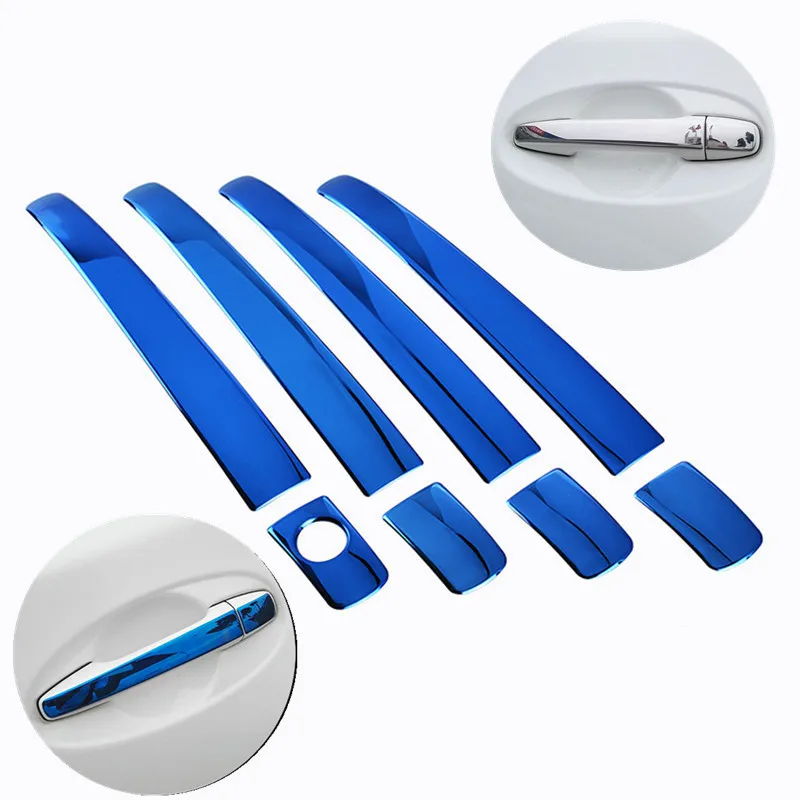 

FUNDUOO For Toyota Verso AR20 2009-2016 Stainless Steel Door Handle Cover Trim Molding Sticker Cap Styling Bezel Overlay Garnish