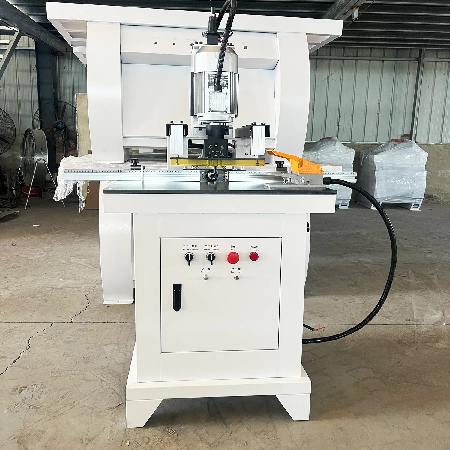 MZ6415  Aluminum Window and Door Pneumatic Punching Press Machine With Four Station