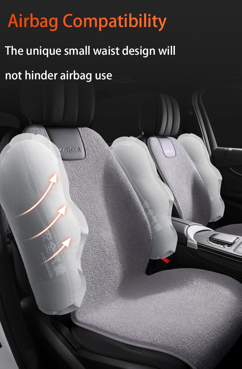 Warme, körnige, samtartige, beheizbare Autositzbezüge, 12V, mit Nickeldraht, Autositz-Heizauflage, Winter-Heizsitzkissen, Autozubehör – Detail 11