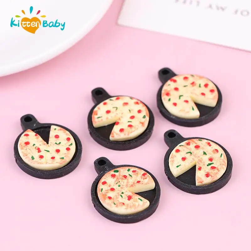 Hot 1Set 1:12 Dollhouse Miniature Pizza Kitchen Iron Plate Pizza Plate Kitchen Decor Kitchen Food Toys Children Gifts