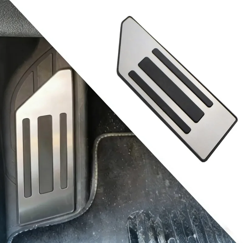 Auto-Fußstützenpedalabdeckung für Peugeot Gesamtserie 301 307 208 2008 408 LHD Auto-Innenausstattung Edelstahl-Pedalabdeckung