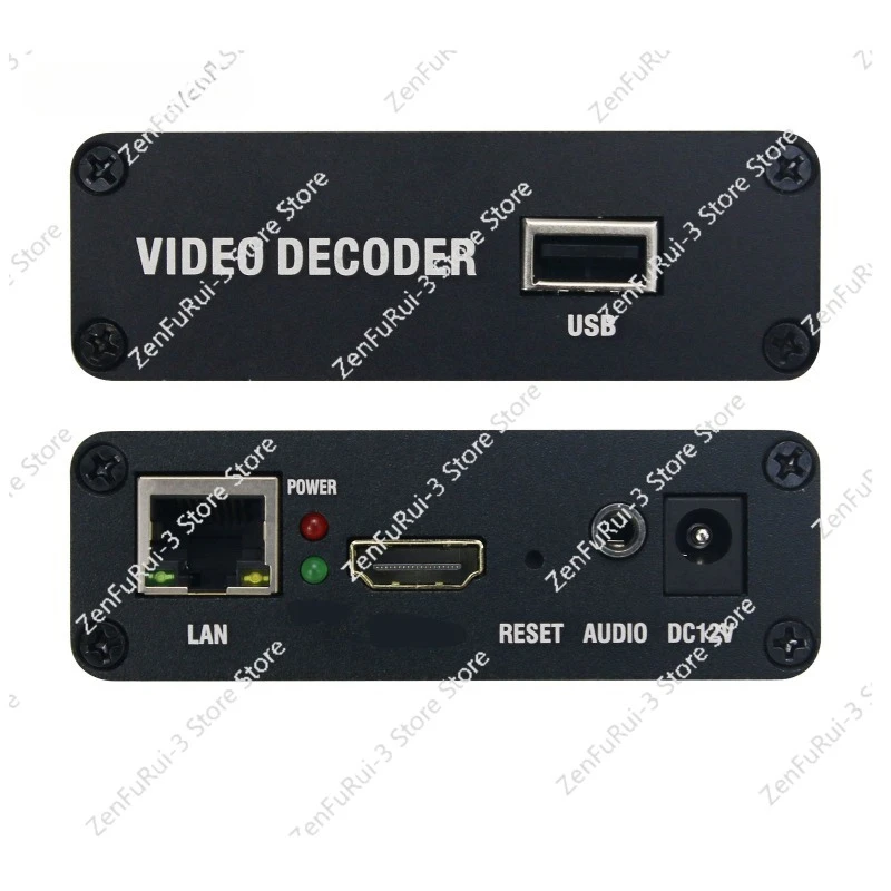 وحدة فك ترميز فيديو شبكة H.265 RTMP HDMI متوافقة مع HD 1080P IPTV مع فك تشفير USB RTSP 4K H.264 #2