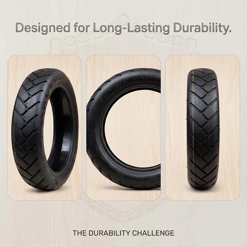 

60/70-6.5 Self-Healing Tire for Zero 10X/Mantis, Vacuum Anti-Puncture All Weather, High Load Replacement XC8033