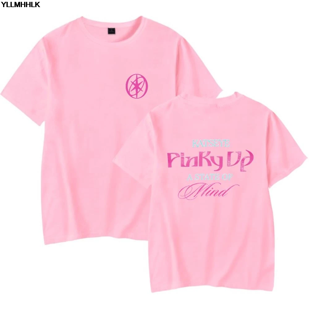 Cotton New Katseye Tshirt New Album Merch Crewneck Short Sleeve Fashion Harajuku Kawaii T-shirt Women's Y2K Clothing