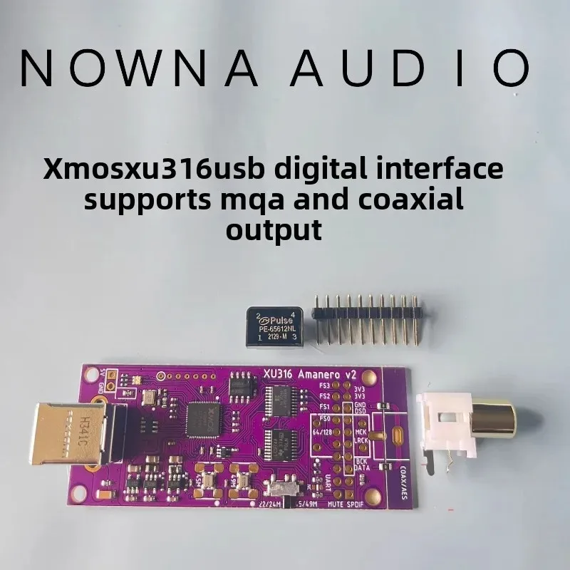 

Итальянский цифровой USB-интерфейс Amanero Xmos Xu316 с поддержкой MQA