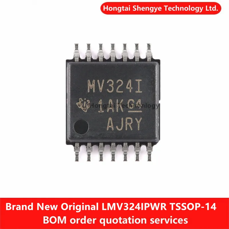 New Original LMV324IPWR TSSOP-14 Quad Operational Amplifier Chip