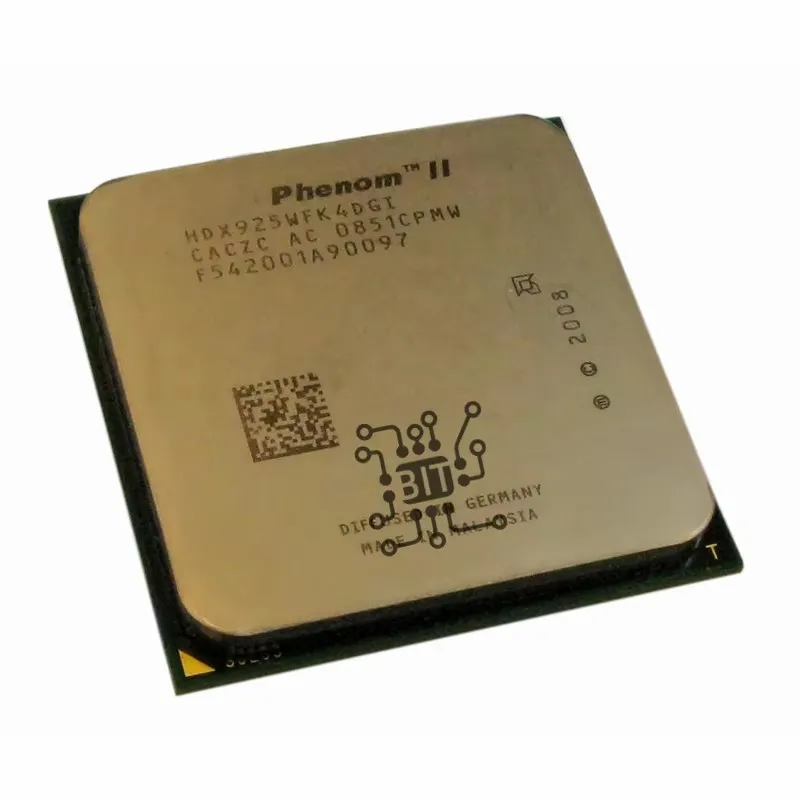 Phenom II X4 925 95W 2.8 GHz Quad-Core CPU Processor HDX925WFK4DGI/HDX925WFK4DGM Socket AM3