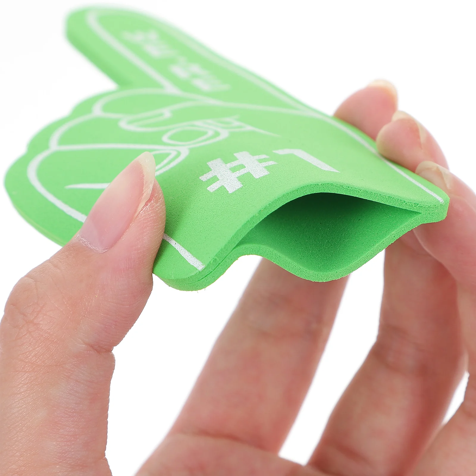 

6pcs Foam Hand Cheerleading Props Eva Foam Finger Covers Bright Prop Sports Fan Finger For Events Concerts Festival