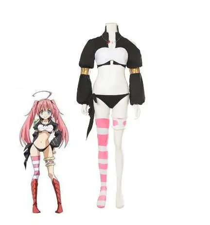 Milim Nava Cosplay Costume That Time I Got Reincarnated As A Slime Shoes Suit Outfit Sexy Uniform Halloween Women Party Suits