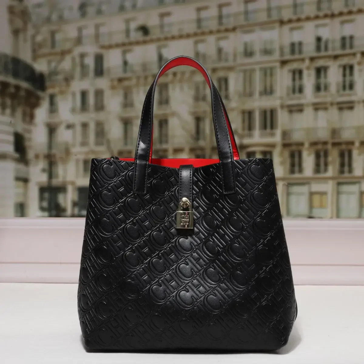 

Leather Tote Bag With Zipper Premium Feeling Classic Ladies Crossbody Handbag High Quality Solid Color Commuter Bag 2025