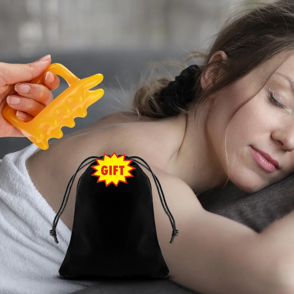 

Double Neck Shoulder Back Resin Massager Multifunctional Body Massage Tool for Cellulite Myofascial Release Relaxing Massager