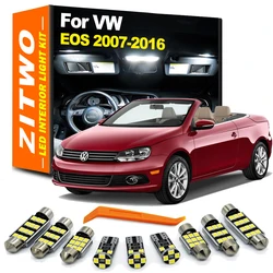 ZITWO 13Pcs Canbus LED Bulb Interior Light Kit For VW Volkswagen EOS 2007 2008 - 2011 2012 2013 2014 2015 2016 Car Accessories