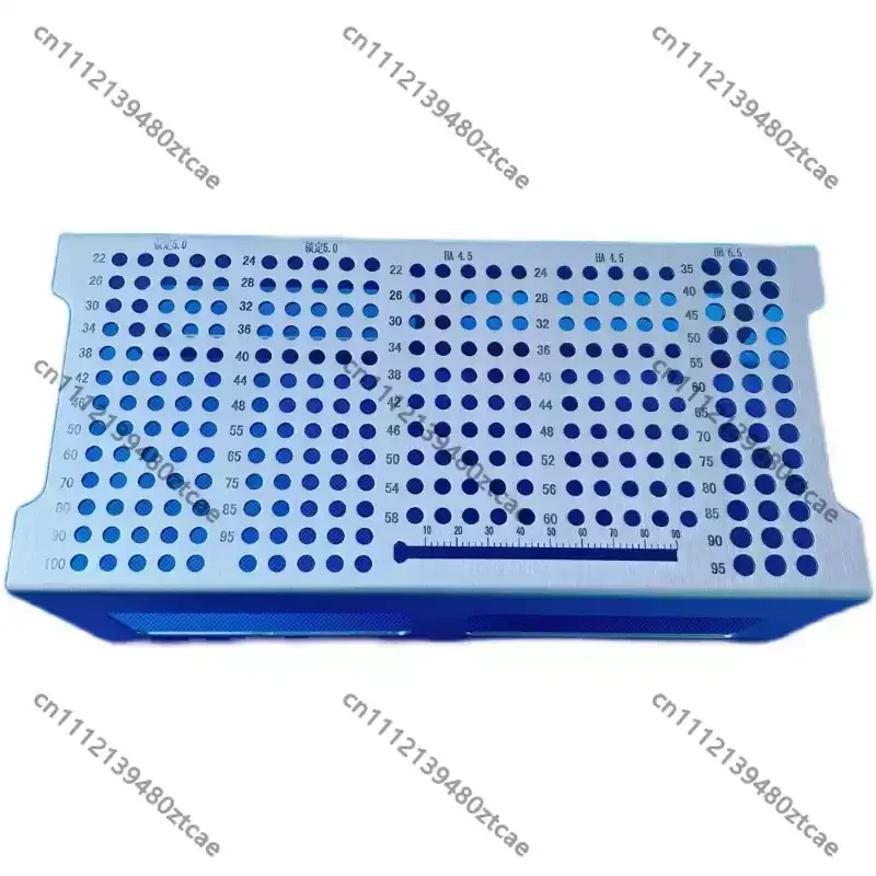 Orthopedic Locking Plate Storage Box For Upper & Lower Limb Bone Locking Plates Surgical Implant Sterilization Container
