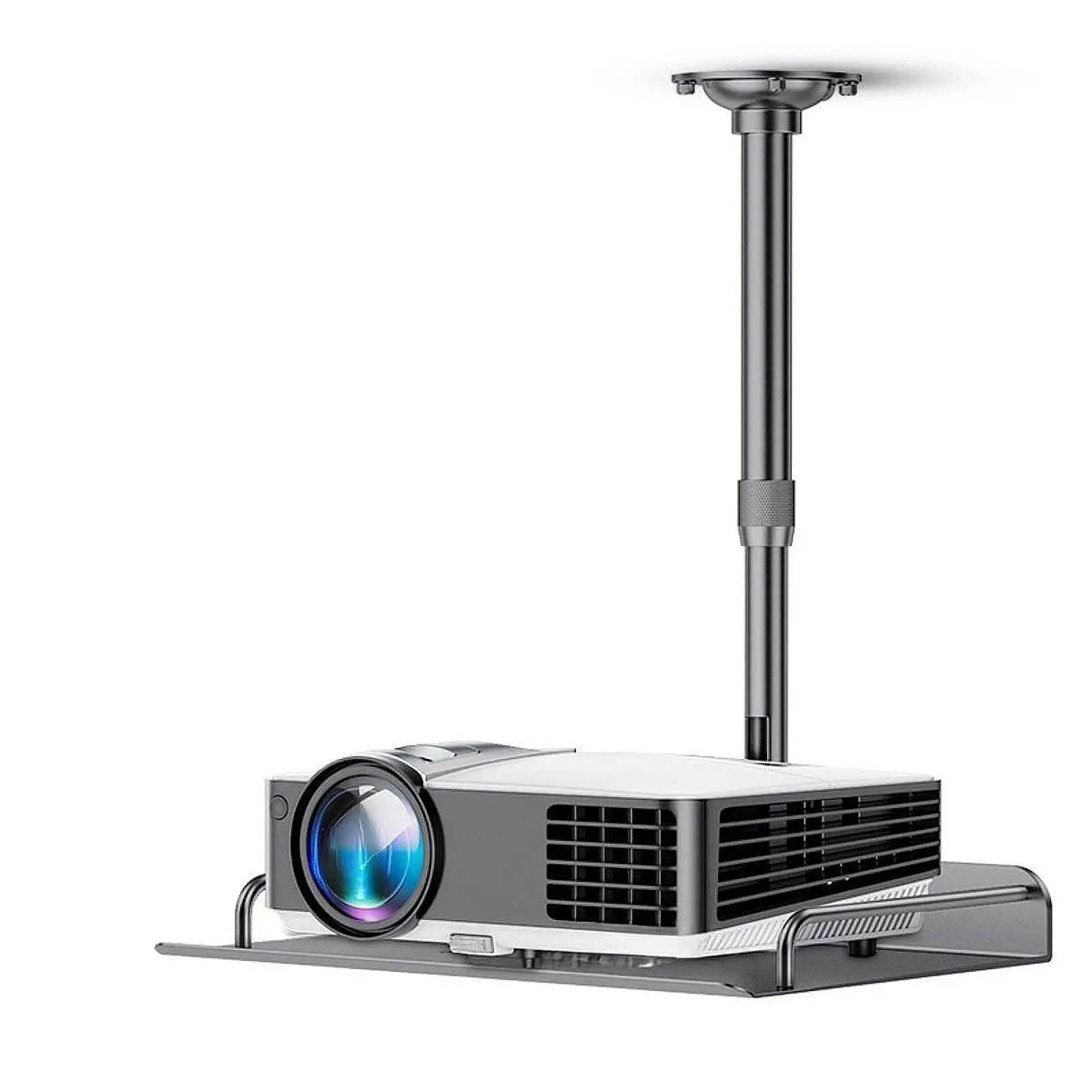 

Ceiling Mount with Tray for Projector/Camera 7.8-15.8" Adjustable for Hotel