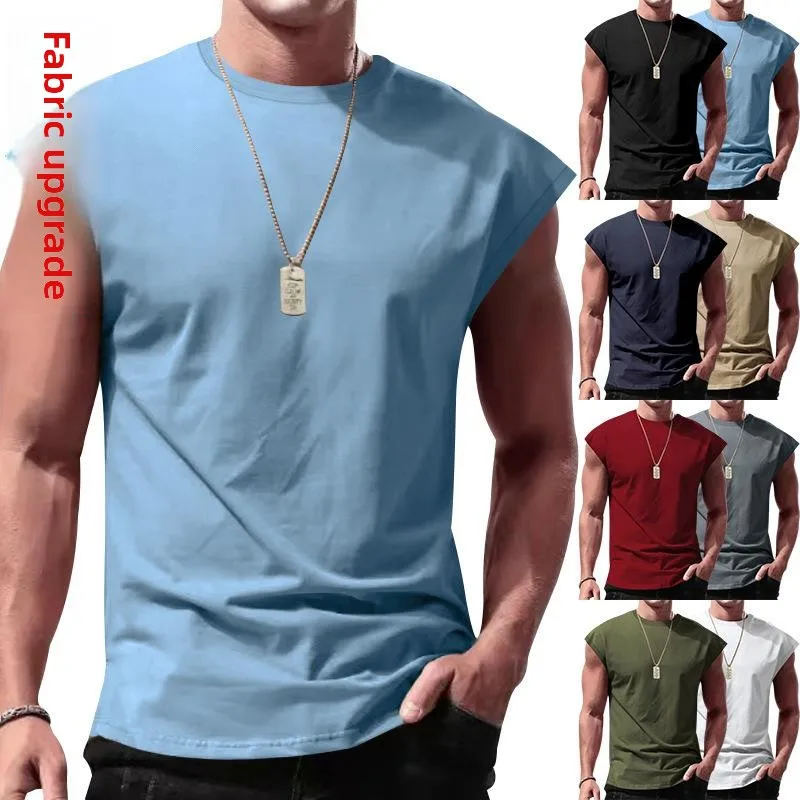 

Мужская свободная футболка Svel, повседневная летняя спортивная одежда, трансграничная мужская модная одежда для независимых платформ DF-28