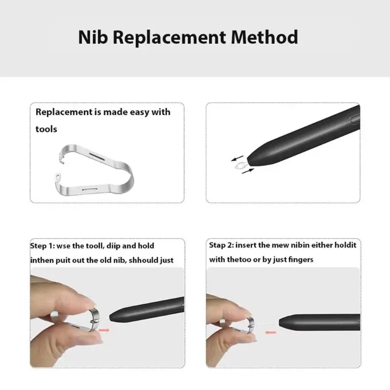 

652F Universal Touches Pen 4096 Pressure Sensitive Tip And Ergonomic Grip For Remarkable 2 Digital Note Taking