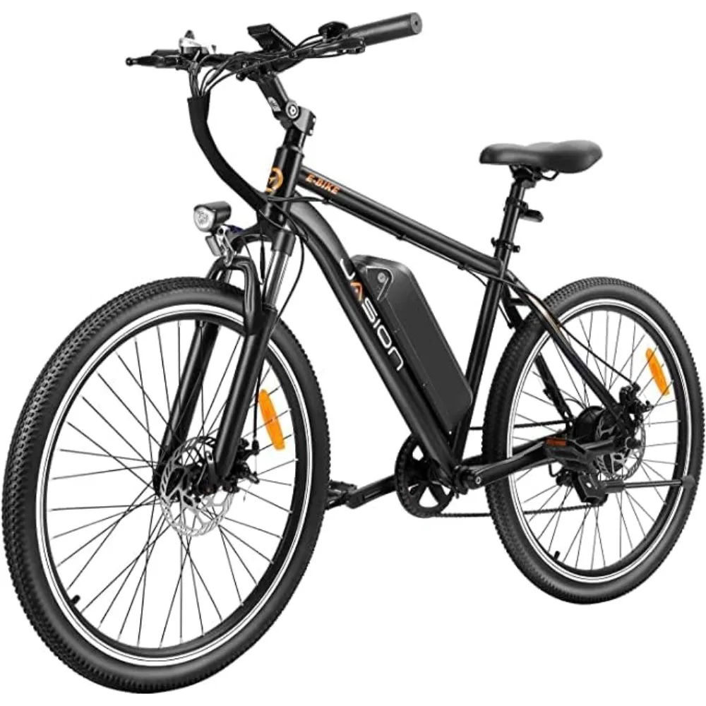 

Electric Bike for Adults with 360Wh Removable Battery, with 350W Brushless Motor, 7-Speed, 26" Tires and Front Fork Suspension