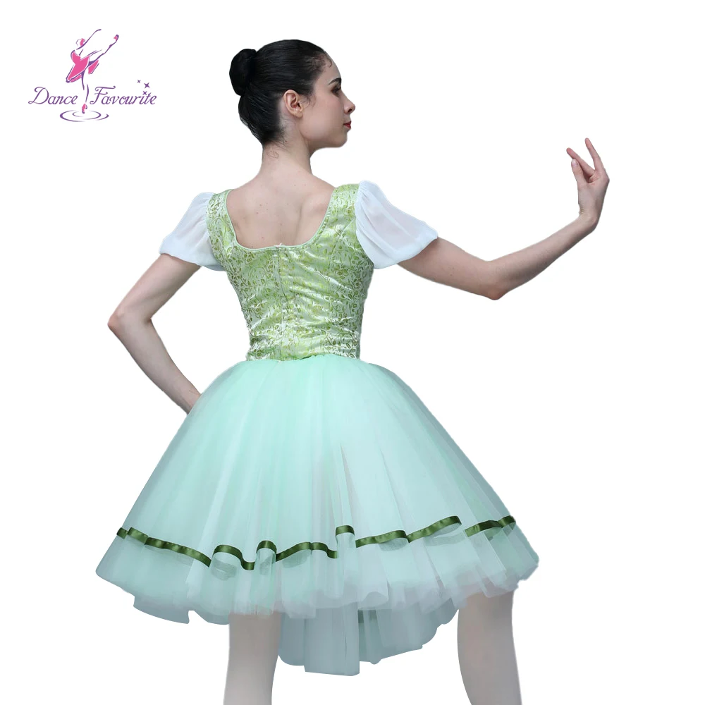 Dance Favourite Dance Costumes B20012 Peasant Ballet Long Tutu Costume Pink Village Girl Professional Ballet Tutu