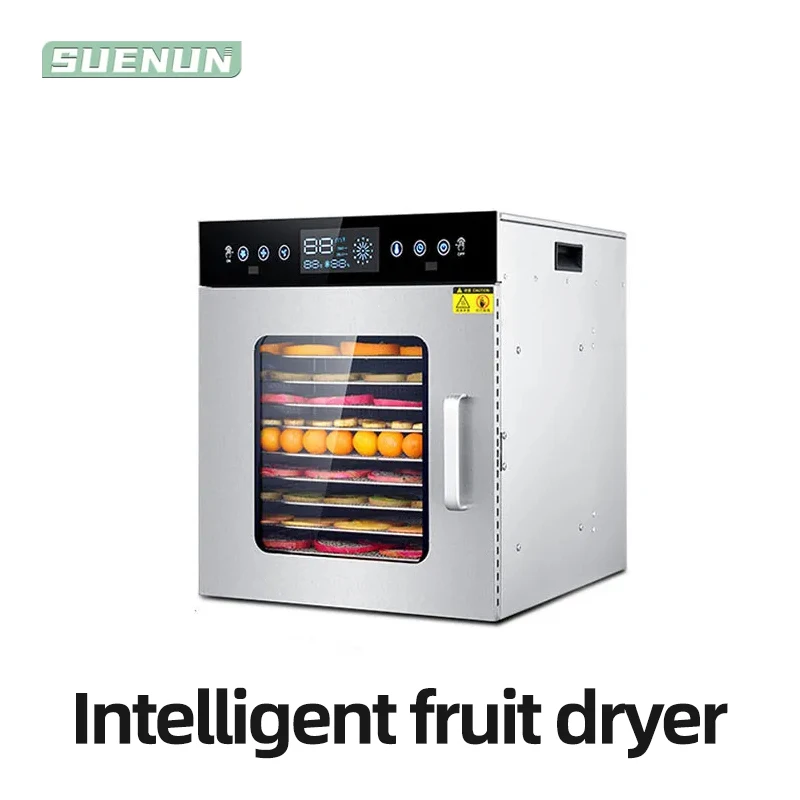 1000W commercial household dual-purpose stainless steel dryer fruit dried fruit machine food dryer fruit and vegetable dryer