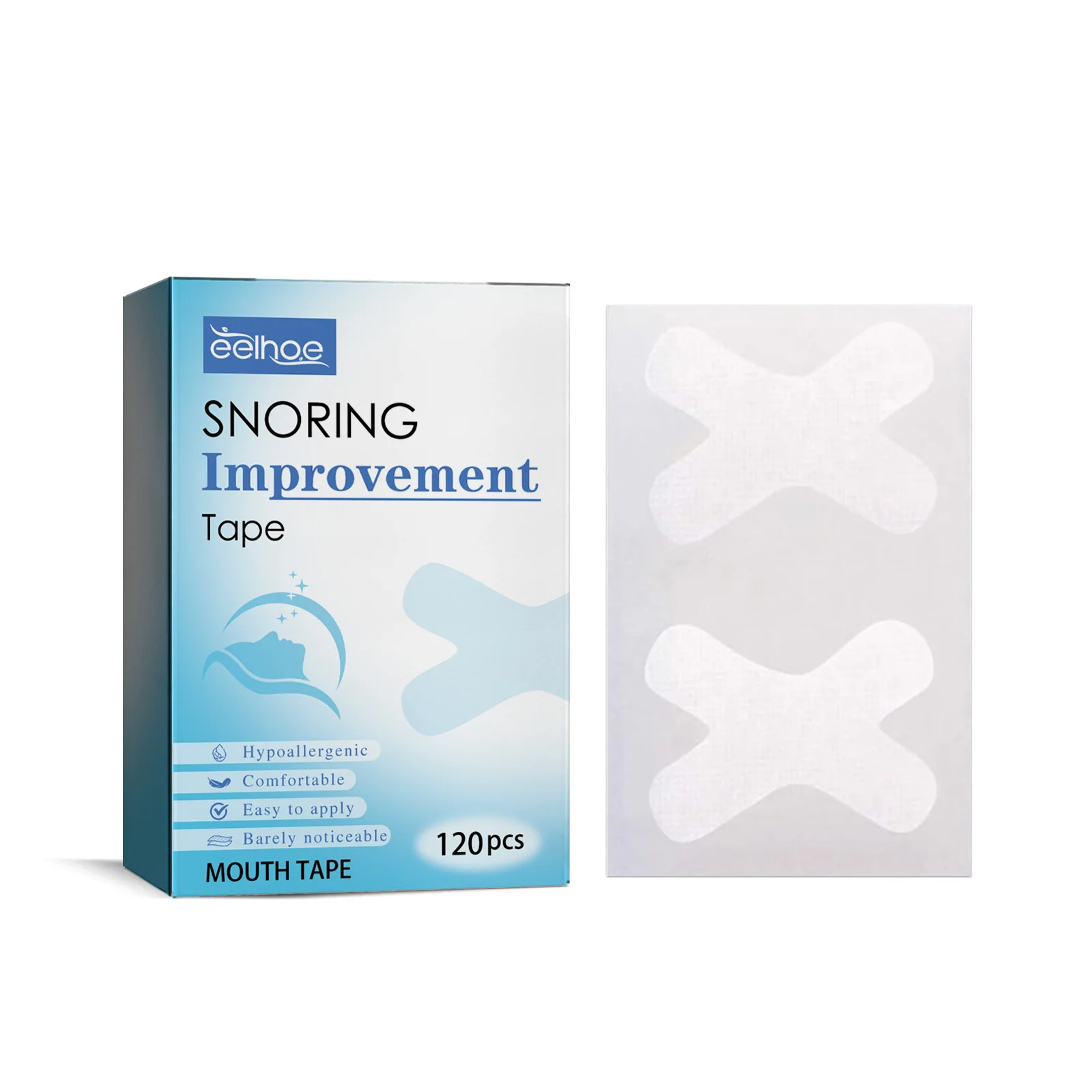 Anti Snoring Tape Stop Snore Relief Nasal Congestion Improve Nighttime Sleep Easier Breathing Apnea Guard Breath Nasal Sticker