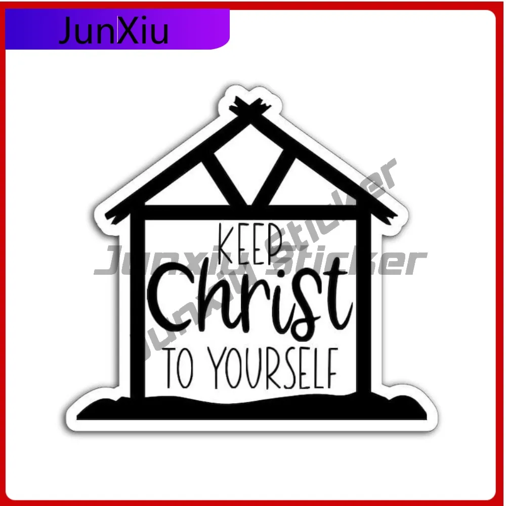 

Keep Christ To Yourself Vinyl Decal Anti-theocracy Humor Scratch-proof Decorative Funny Big Rv Stickers For Car Decoration Exter