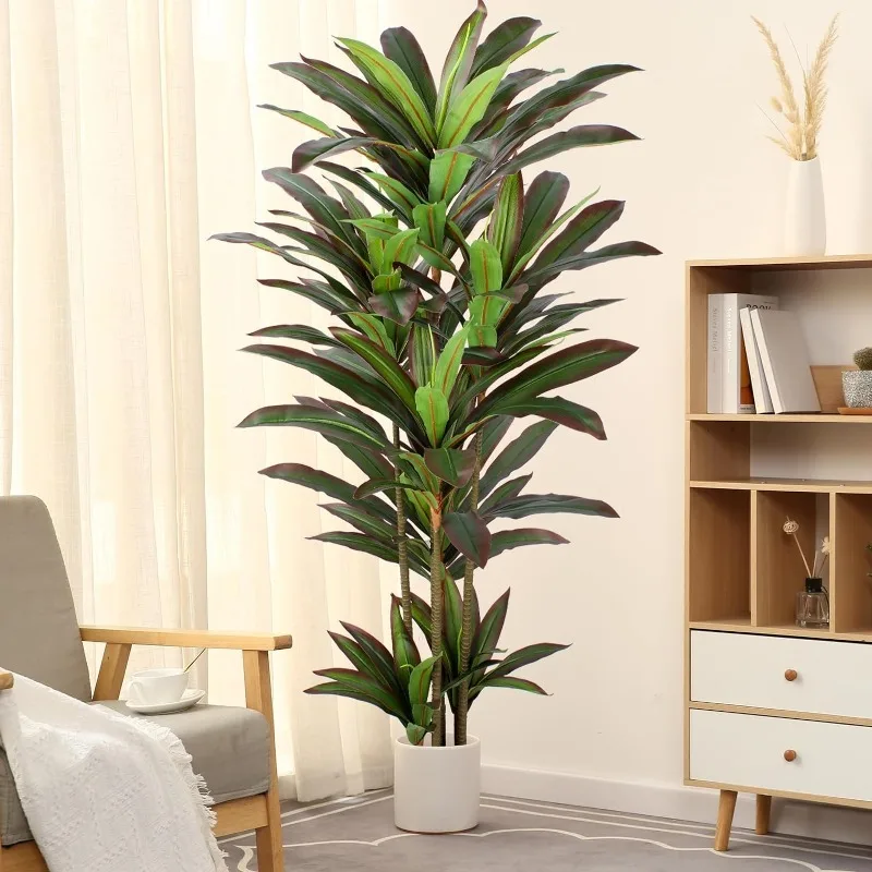 

Artificial Plant Red Yucca Silk Tree Faux Plants Indoor Tall Fake House Floor Plants Realistic Artificial Trees for Home Office