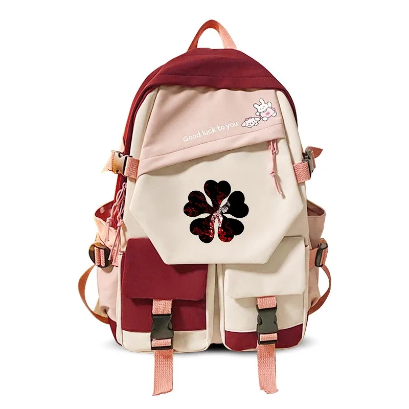 30×43×14cm Black Blue Green Red, Black Clover, Anime, Student Kids Teens School Bags, Backpacks, Girls Boys