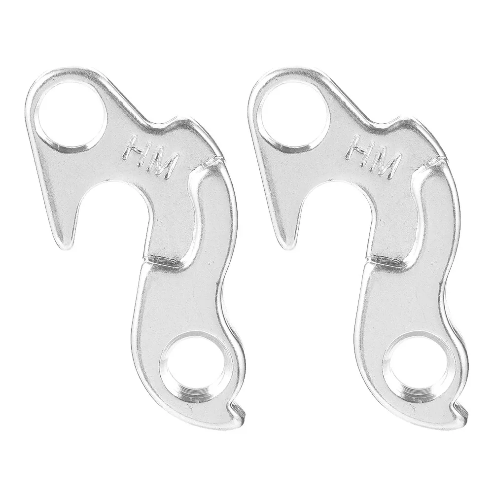 

2 Pcs Bike Frame Tail Hook Aluminum Alloy Durable Rear Derailleur Hanger Fits Most Bikes Protects Frame Easy Installation