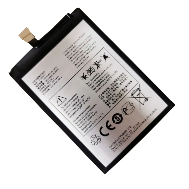 100% New High Quality 3.87V 5010mAh Mobile Phone Battery TLp049B7 For Alcatel TCL 405 40SE T610 40 SE