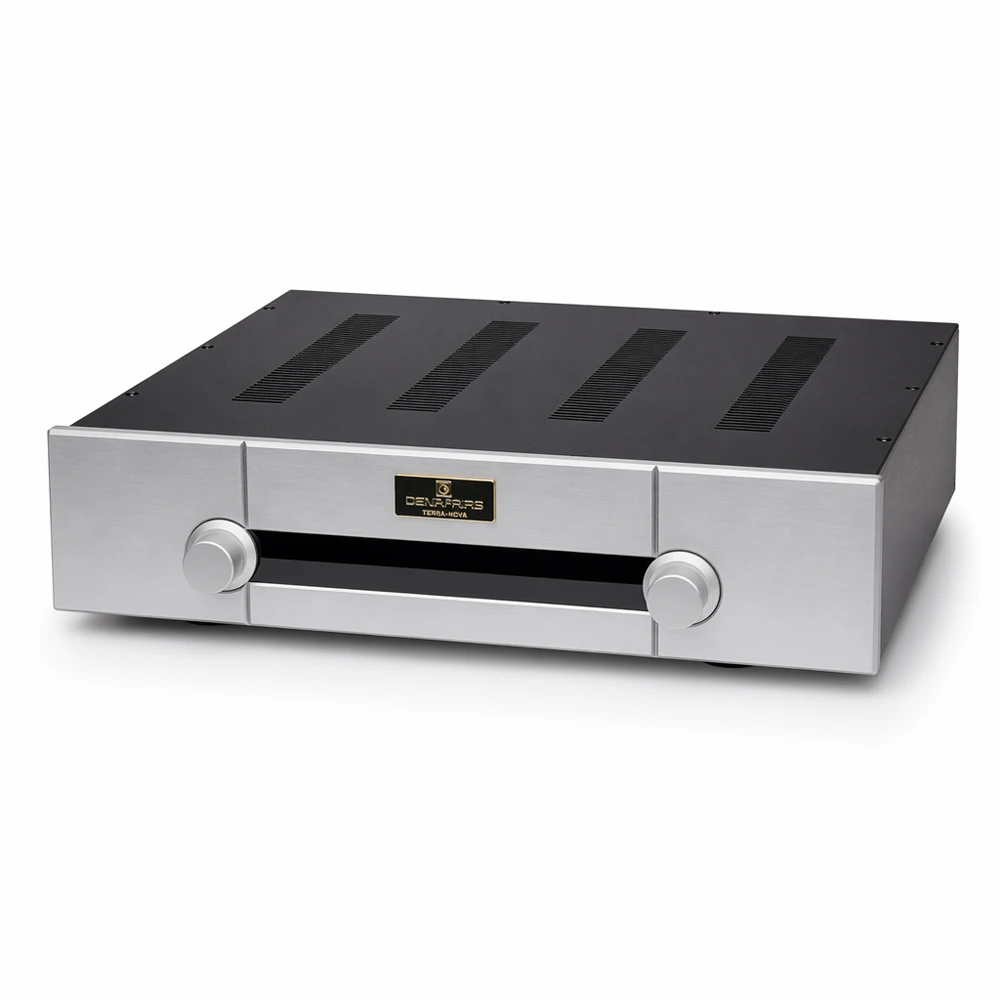 FOSI AYM 430x340x95mm Aluminum Shell Goldmund Style Amplifier Chassis Stereo Audio Preamplifier Chassis DIY Enclosure Case view 4