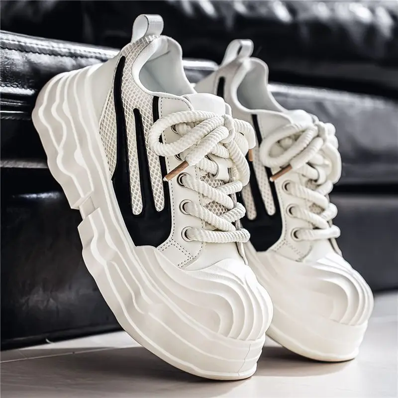 

Classic Shell Toe Men's Sneaker Original Brand Design Luxury Shoes Fashion Breathable Heightening Dad Shoes zapatillas hombre