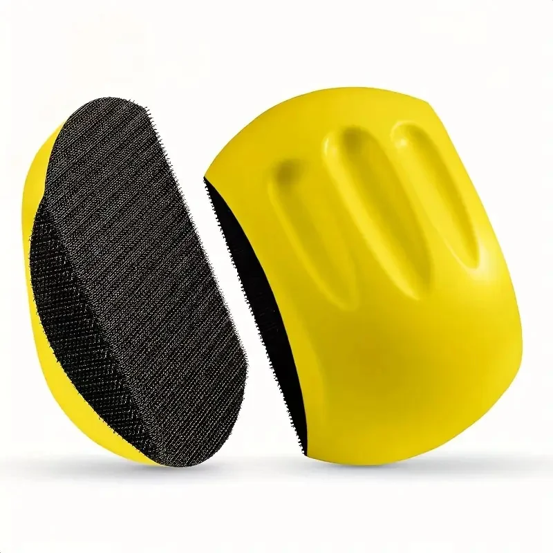 

1Pc 5/6 Mouse Sandpaper Woodworking Hand Tools - Hook & Loop Hand Sanding Pad Furniture Hand Tools