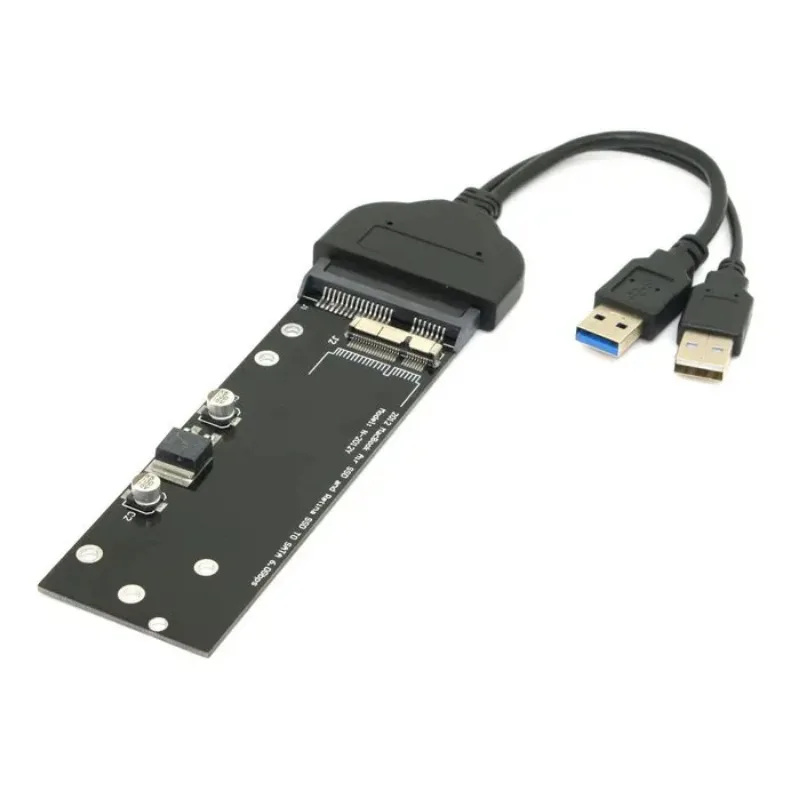 

USB 3,0 к PCBA 17 + 7Pin SSD HDD к SATA 22-контактный адаптер для жесткого диска картридж для Macbook Air Pro MD223 MD224 MD231 MD232