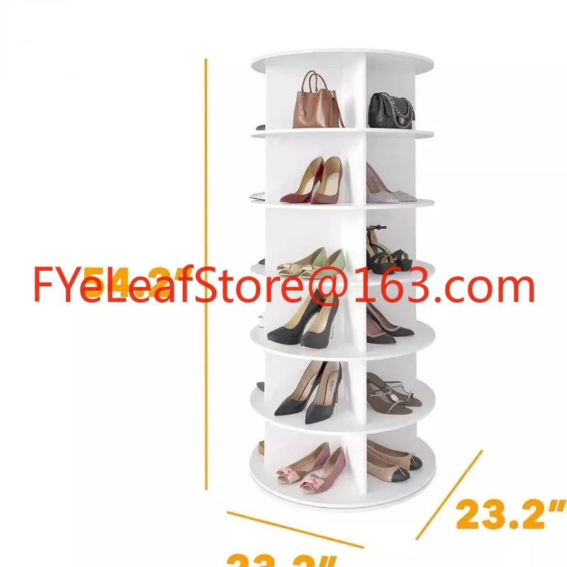 Creative rotating multi-layer display storage rack pvc board