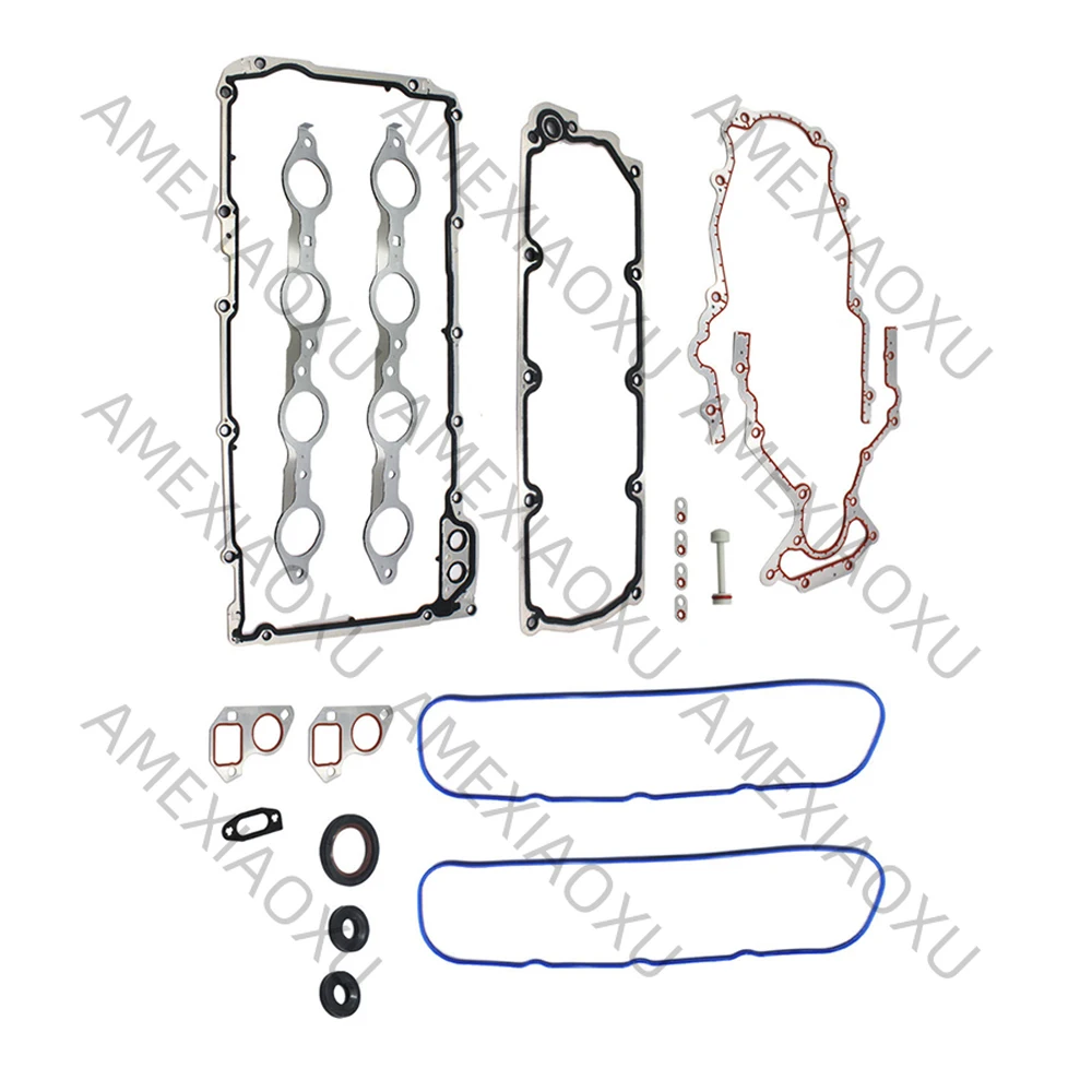 

12617944 12612350 12630223 12633904 Комплект прокладок AMEXI для GEN III LS, для LS1 LS2 LS3 LS4 LS5 LS6 4.8L 5.3L 5.7L 6.0L 12637683
