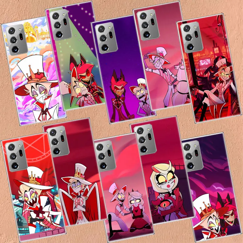 H-Hazbin Angel Dust Hotel Phone Case For Samsung Galaxy A02S A12 A22 A32 A52S A52 A72 A03S A13 A23 A33 A53 A73 S9 S8 S7 A90 A80