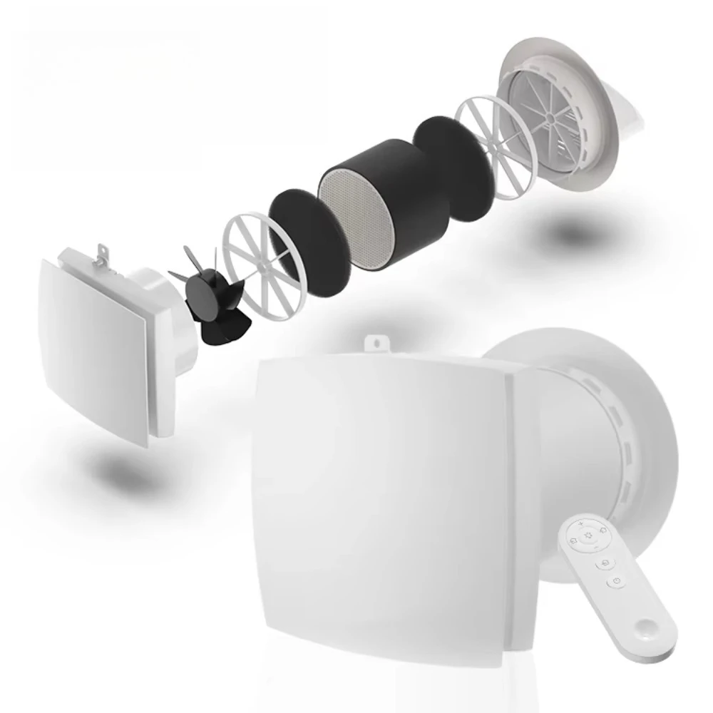 

Wall-mounted household smart ventilator Wall-mounted heat exchanger