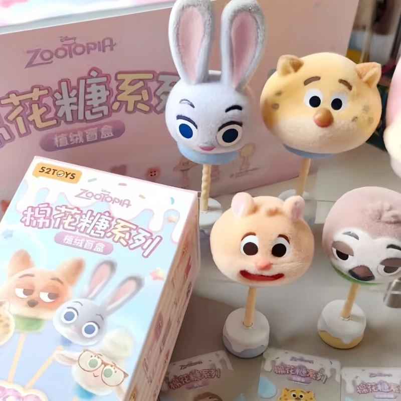 

New 52 Toys Disney Zootopia Marshmallow Series Blind Box Toys Kawaii Anime Action Figure Surprise Mystery Box Girls Gift