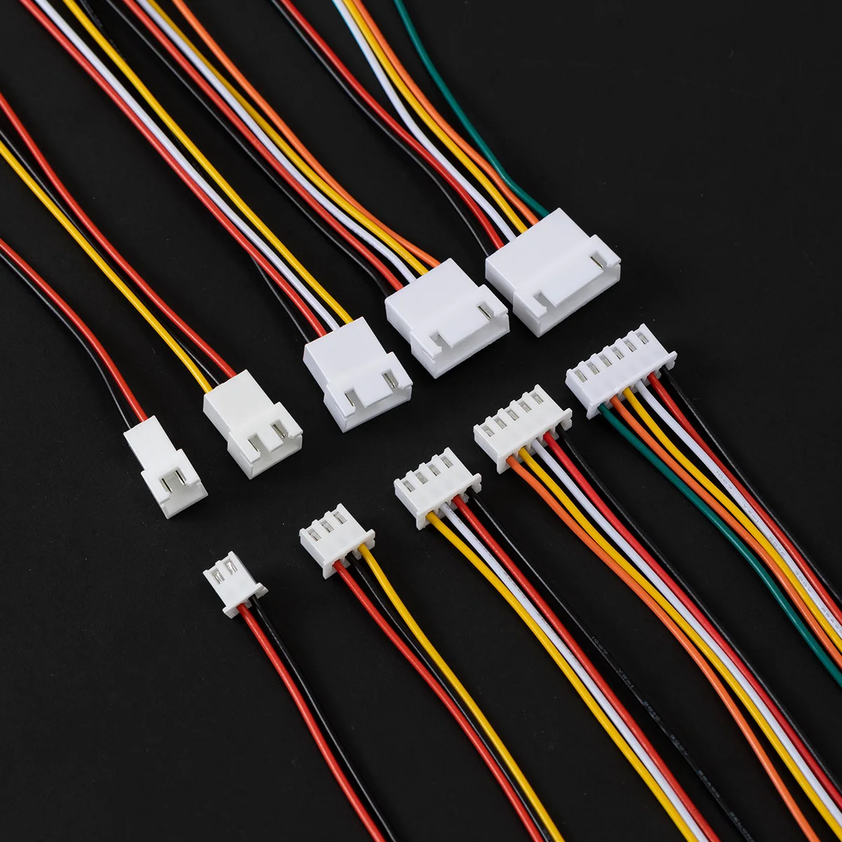 5Pair 26AWG Micro JST XH 2.54 2P 3P 4P 5P 6PIN Male Female Plug Connector With Wire Cables 200mm/100mm