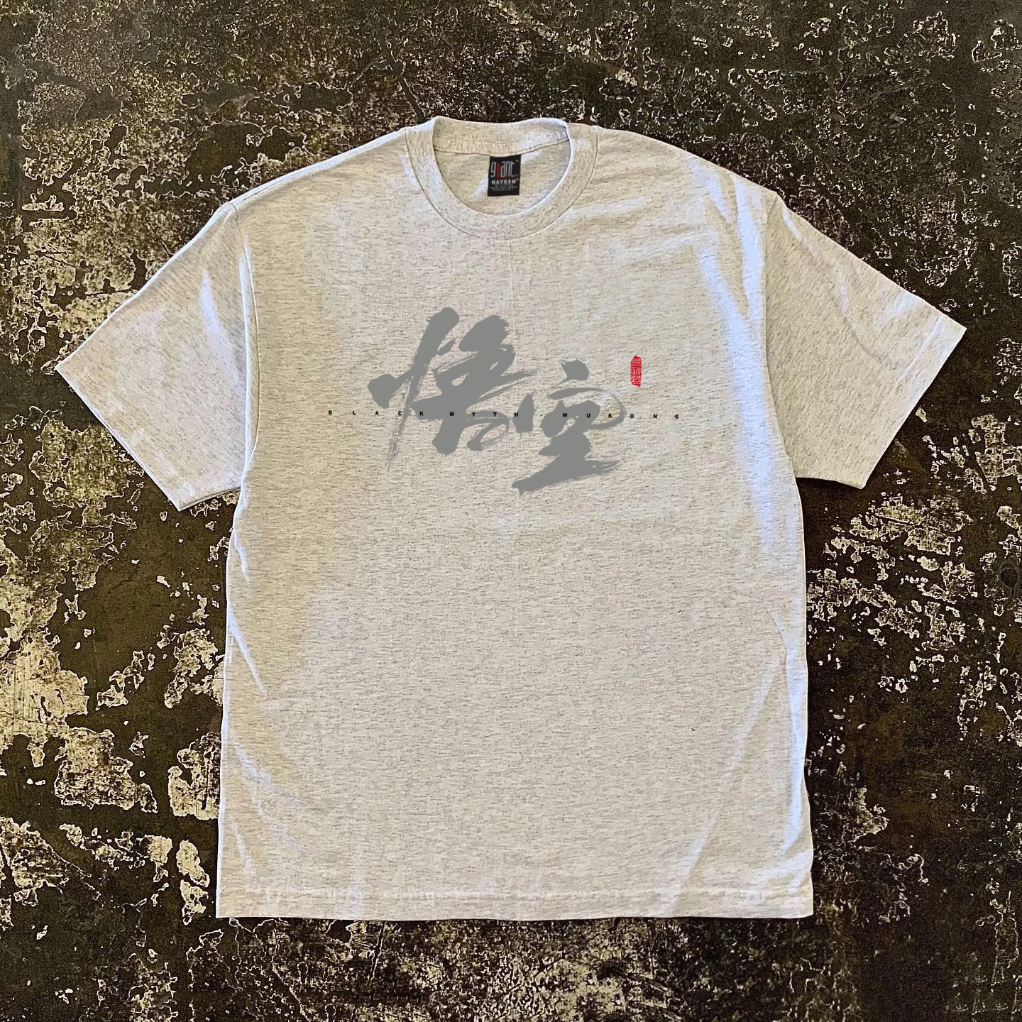 Pure Cotton 260g Heavyweight Short Sleeve T-Shirt Men's Women's Black Myth Monkey King Game Theme Xiaocheng Story Multi T-shirt