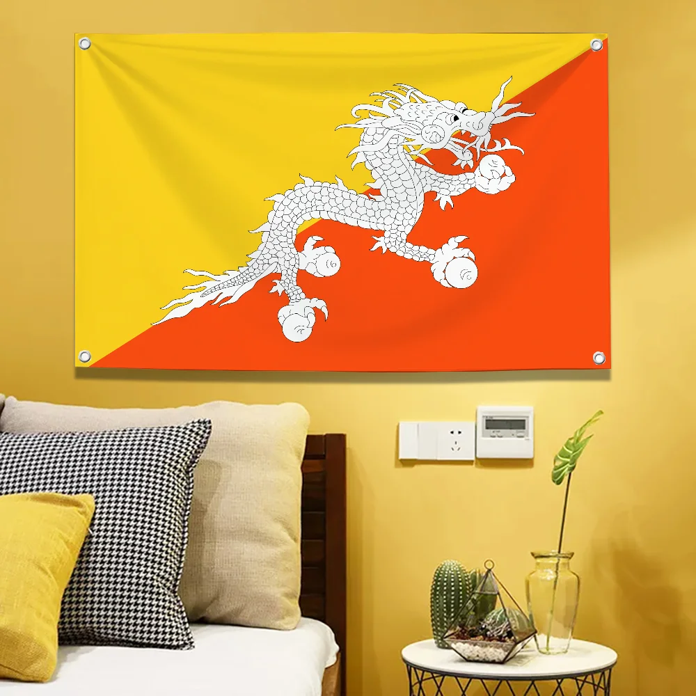 Bhutan Flag of Dragon Eminem Lion Kennedy Blue Lock Hippie Cute Decor Kawaii Room Decoration Tokio Hotel Wall Tapestry Halloween