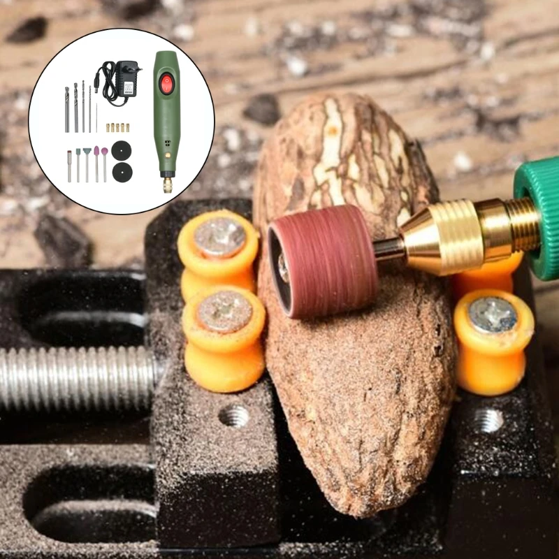 Mini Electric Drill Grinder Set Epoxy Resin DIY Crafts Jewelry Making Power Tools Kit Grinding Polishing Cutting Accessories