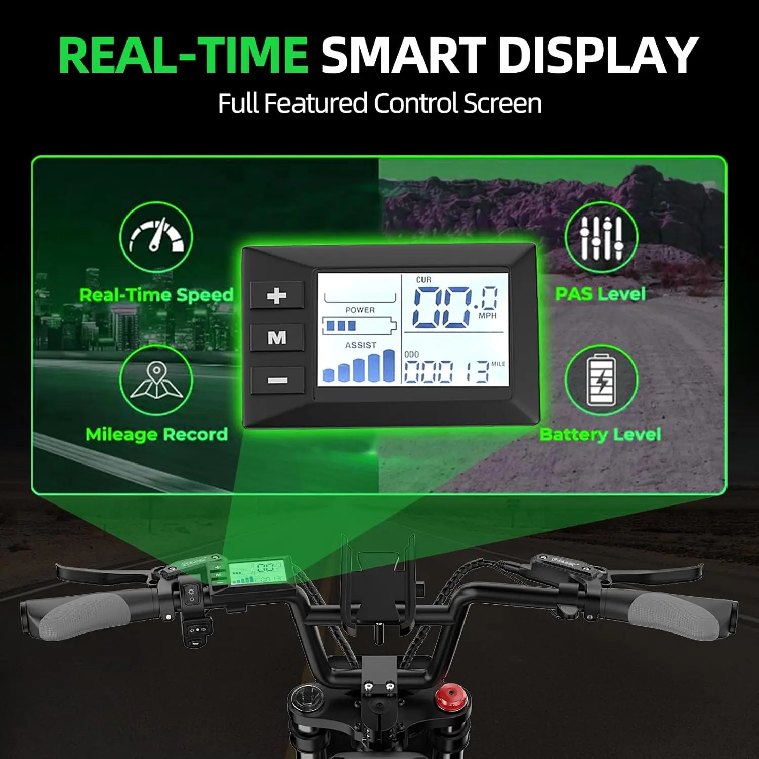 50MPH/40MPH Electric Bike for Adults, 4000W/6000W Electric Dirt Bike with 60V25Ah Battery, Max 50Miles, Dual Hydraulic Brake