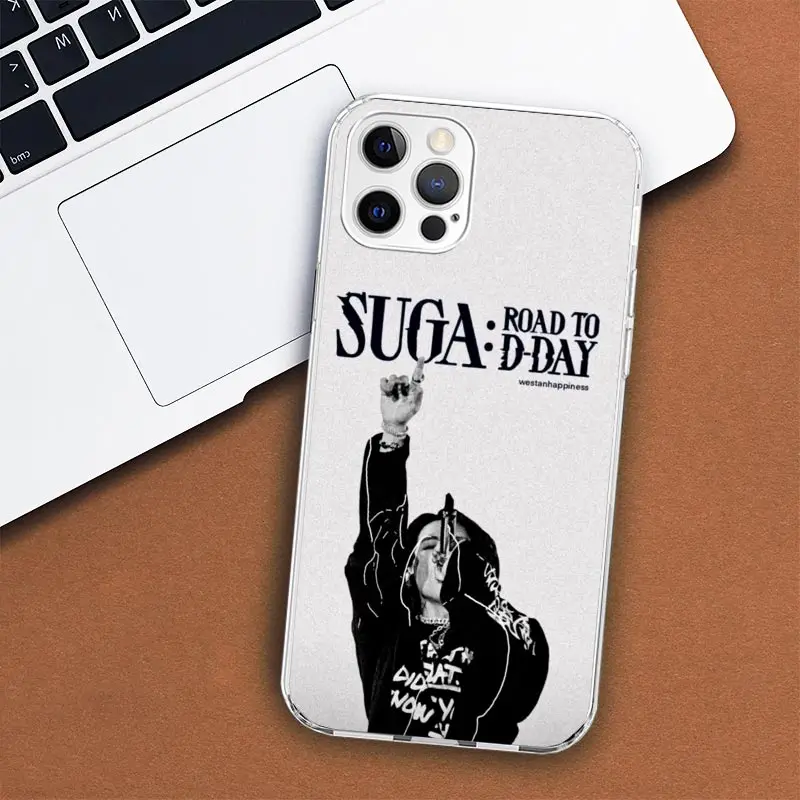 SUGA D-DAYs Phone Case For Apple iPhone 11 12 13 14 15 16 Pro Max 7 X XS 8 Plus + Mini SE Customized Print Soft Cover