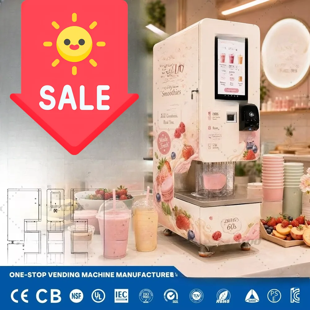 Manufacturer Distributeur Automatique De Smoothies Smoothie Vending Machine Fresh Smoothie Vending Machine Customized