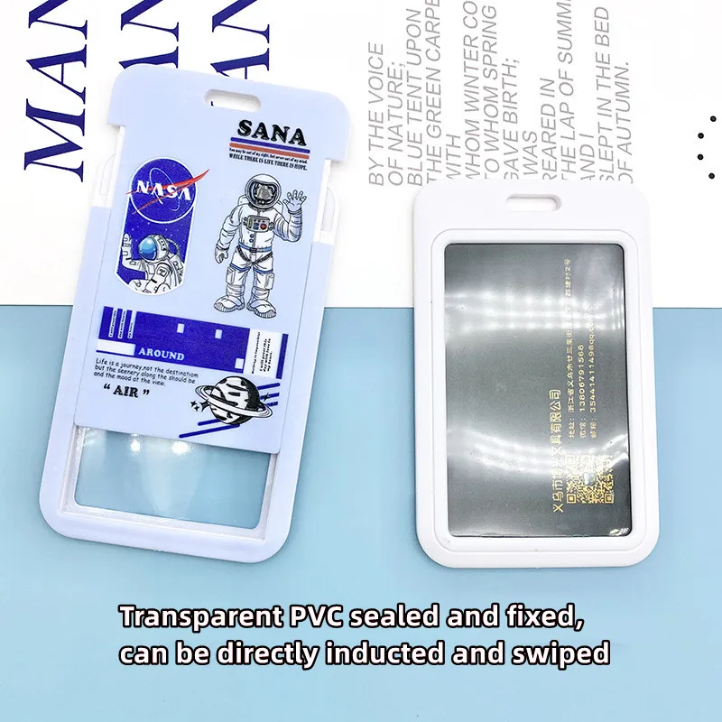 Carte de sécurité rétractable avec lanière