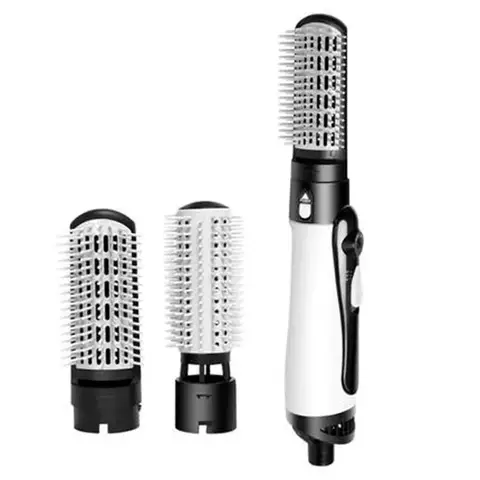 Hair Dryer and Hot Air Brush Professional Negative Ionic Ceramic Volumizer Styler Lightweight One Step Blow Brush Styling Tool